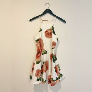 Floral halter dress